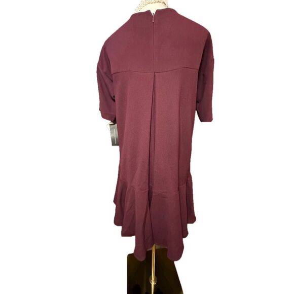 French Connection Drop Waist Flounce Dress | NWT | Oversized Fit Size 2 - Picture 4 of 9